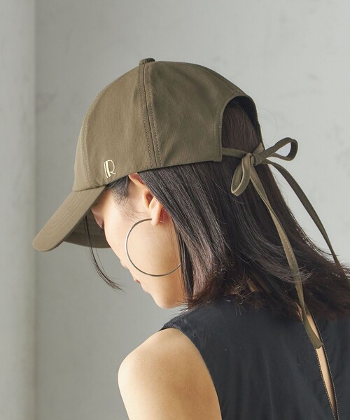 美品　yori UV撥水リボンキャップ UV日よけ付きリボンキャップ | all item| yori
