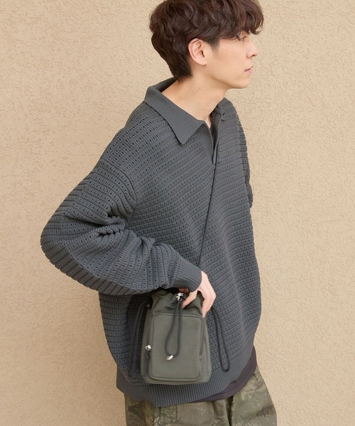 LAKOLE（ラコレ） ショルダーバッグ ドロストミニスクエアショルダー
