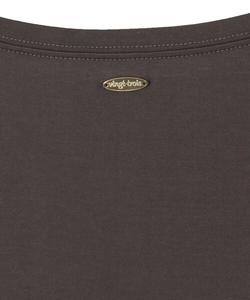 【新品タグ付】23区 現行　ハイエンドフレアスリーブ Tシャツ　トップス　大きめ 23区 tシャツ 「洗える」ハイエンド フレアスリーブ Tシャツ