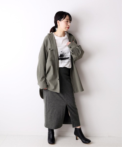 「journal standard L'essage」 タイトスカート 36 ブラック レディース_画像3