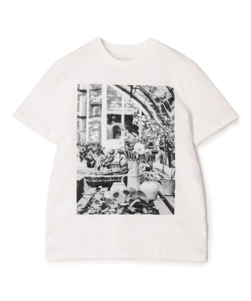 tシャツ 「別注」LISA KING  GREEN HOUSE　ハーフスリーブプルオーバー レディース