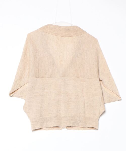 「chambre de nimes」 ニットカーディガン - ベージュ レディース_画像2