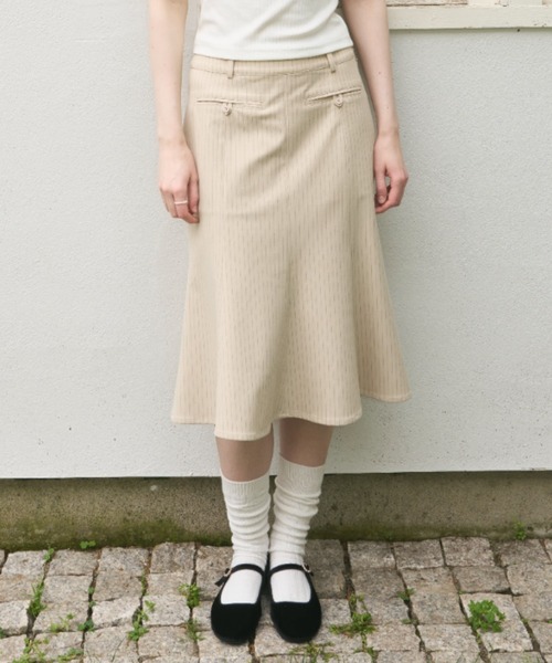 GIUNON ミディプリーツスカート GIUNON スカート midi pleated skirt / ミディプリーツスカート