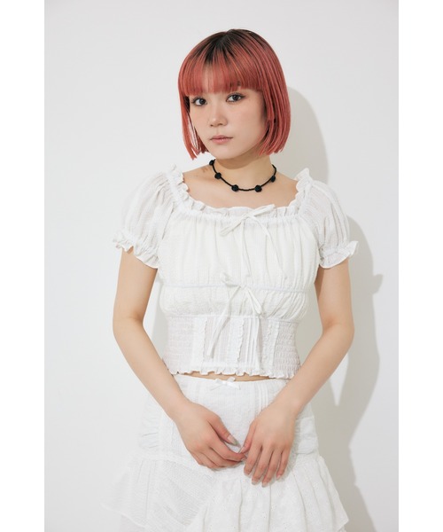 SLY tシャツ COTTON LACE TOPS コットン レース トップス 夏服