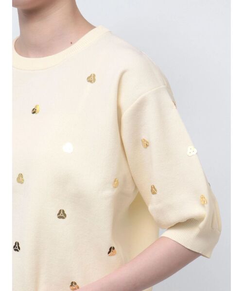 ニット セーター 「WEB限定」スパンコール刺繍ニット レディース WEB限定】スパンコール刺繍ニット | DOUDOU(ドゥドゥ)レディース