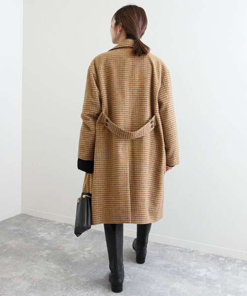 「SLOBE IENA」 ピーコート 38 ブラウン レディース_画像3