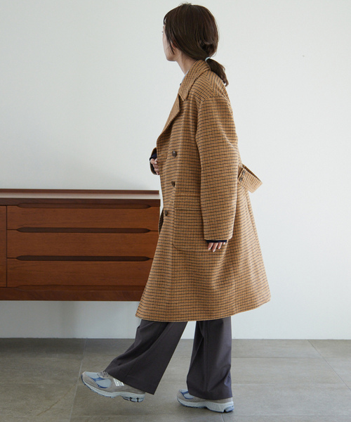 「SLOBE IENA」 ピーコート 38 ブラウン レディース_画像6