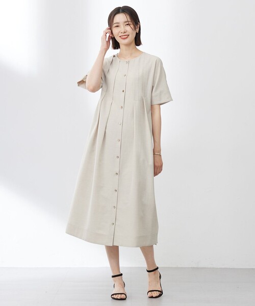 J.PRESS（J.プレス） ワンピース 半袖 「洗える・接触冷感」ライト