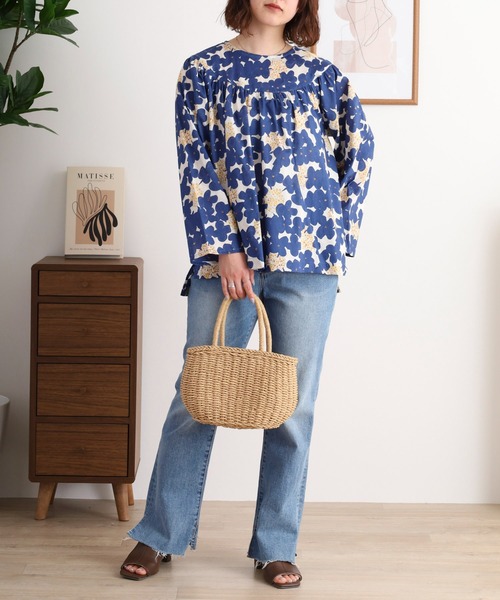 tシャツ LUEUF 60ローン アトリエプルオーバー レディース FUNALIVE tシャツ LUEUF 60ローン アトリエプルオーバー