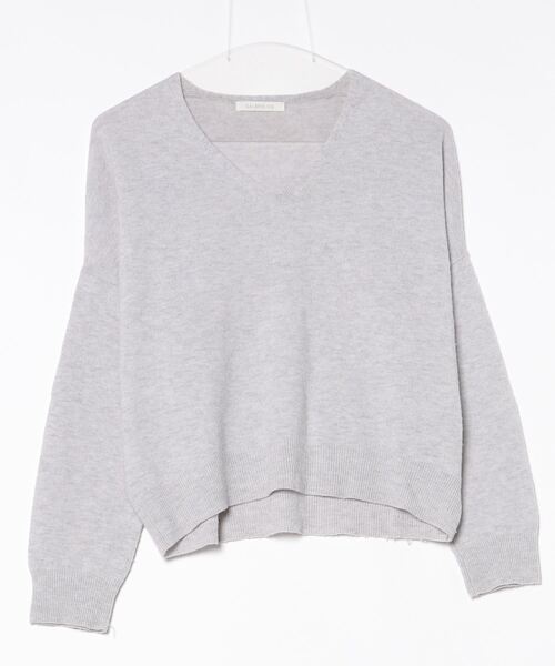 GALERIE VIE（ギャルリー ヴィー） Vネックニット 1 グレー レディース