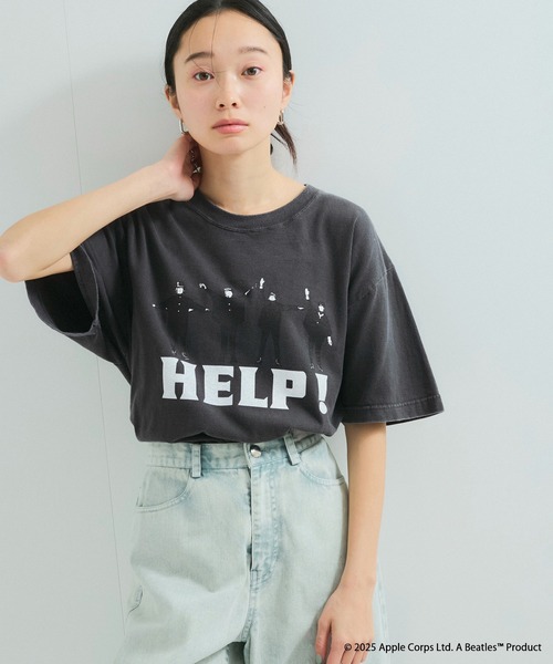 tシャツ 「GOOD ROCK SPEED」BEATLES Tシャツ(HELP!) レディース GOOD ROCK SPEED tシャツ 「THE BEATLES/ザ ビートルズ」HELP! T