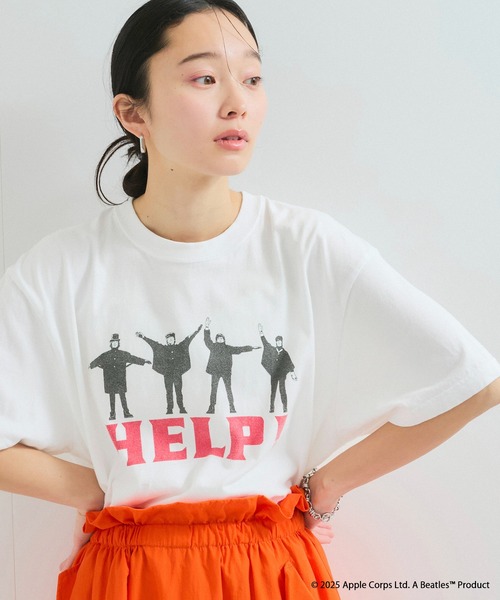 tシャツ 「GOOD ROCK SPEED」BEATLES Tシャツ(HELP!) レディース GOOD ROCK SPEED tシャツ 「GOOD SPEED」 Beatles Help Tシャツ