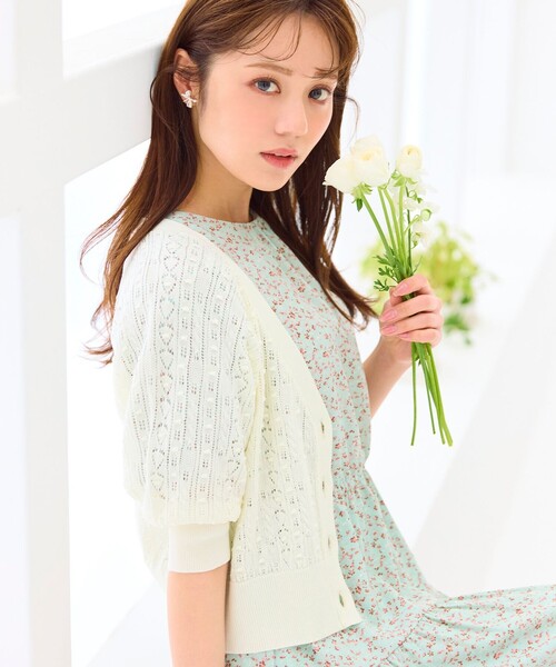 Feroux（フェルゥ） カーディガン 半袖 「ご好評につき今季も登場