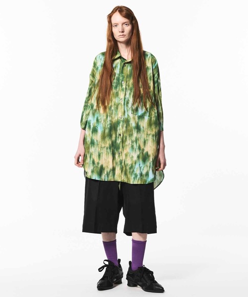 パンツ Suvin Cotton Gabardine Prime-Wide Shorts 120/2/2 Suvin Cotton Gabardine Prime-Wide Shorts