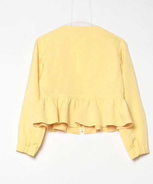 「GRACE CONTINENTAL」 ジップアップブルゾン 36 イエロー レディース