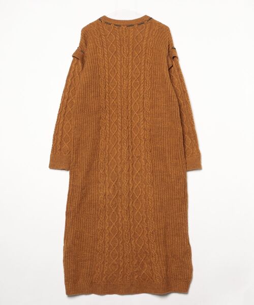 「PAMEO POSE」 ニットワンピース FREE イエロー レディース_画像2