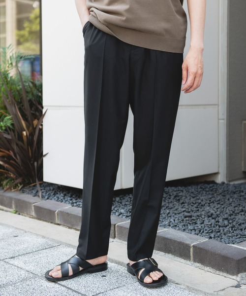 LIBEIRO レザースラックス　即完売品 URBAN RESEARCH DOORS スラックス TRストレッチテーパード