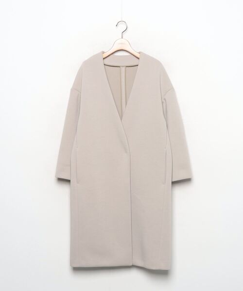 plage（プラージュ） ノーカラーコート 38 ベージュ系その他2
