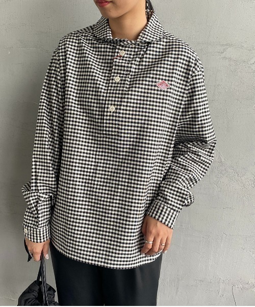美品　DANTON ダントン 長袖シャツ　36 Danton 「DANTON」 長袖シャツ 36 ブラック レディース