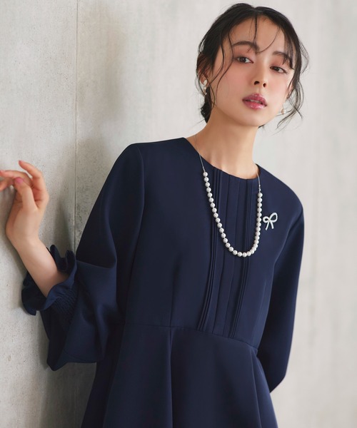 u*0様 本真珠　2WAY マルチカラー　エレガント ロングネックレス　入学式 卒業式・入学式*ビジューロングパールネックレス ピンク 卒園式 入園式