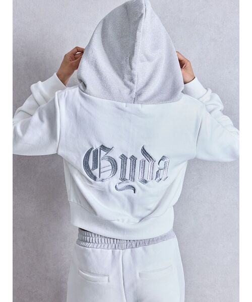 パーカー BACK GYDA embroidery GLITTERパーカー レディース