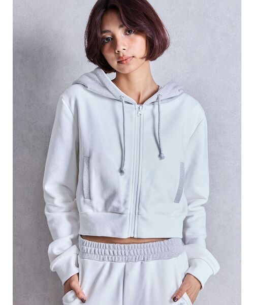 パーカー BACK GYDA embroidery GLITTERパーカー レディース GYDA パーカー BACK embroidery GLITTERパーカー レディース