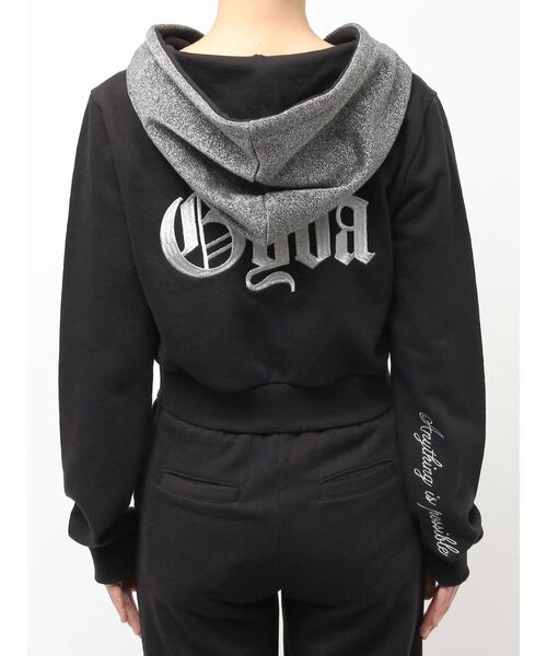 パーカー BACK GYDA embroidery GLITTERパーカー レディース GYDA パーカー BACK embroidery GLITTERパーカー レディース