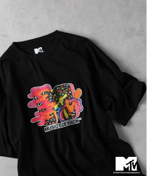 Right-on（ライトオン） tシャツ 「MTV」MTVロゴプリントTシャツ