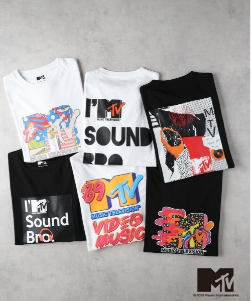 Right-on（ライトオン） tシャツ 「MTV」MTVロゴプリントTシャツ