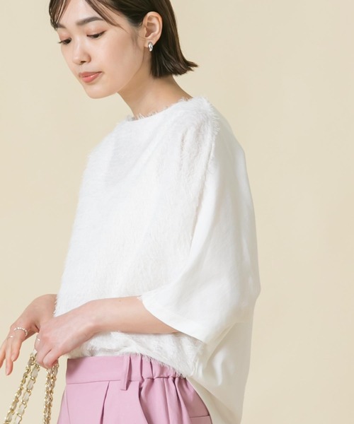 「malla」 ドルマンスリーブブラウス FREE ホワイト レディース_画像8