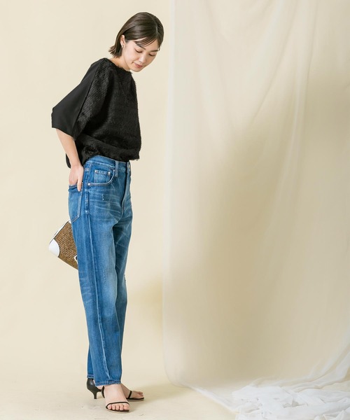 「malla」 ドルマンスリーブブラウス FREE ホワイト レディース_画像9