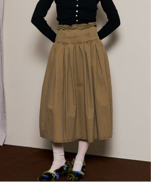 maison special スカート MAISON SPECIAL（メゾンスペシャル） スカート Waist Frill Mid-length