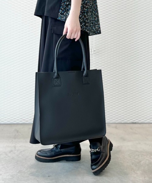 ZUCCa 黒 トートバッグ ZUCCa 「ZUCCa」 トートバッグ FREE ブラック レディース