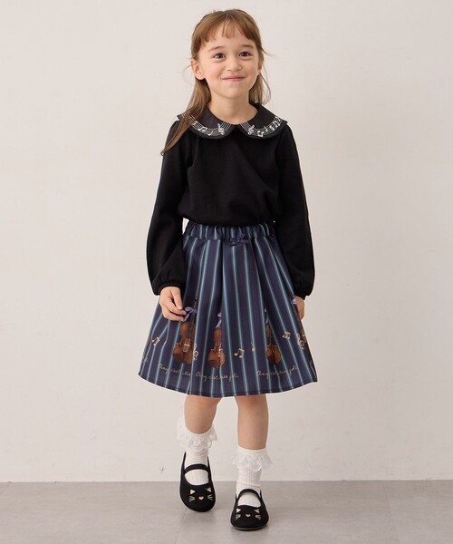 ANY（エニィ） ブラウス シャツ 音符ブラウス キッズ 子供服 女の子