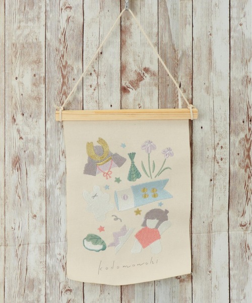 刺繍タペストリー　インテリア雑貨 BACKYARD FAMILY（バックヤードファミリー） インテリア 刺繍ミニ