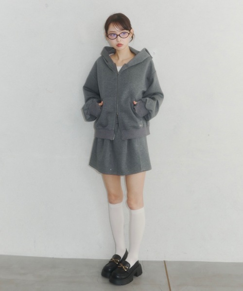 Lallana（ララーナ） スカート Lame coco short sweatpants/ラメココ