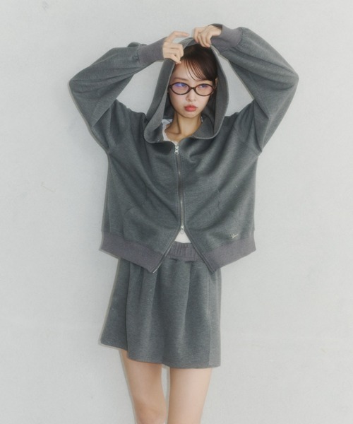 Lallana（ララーナ） スカート Lame coco short sweatpants/ラメココ