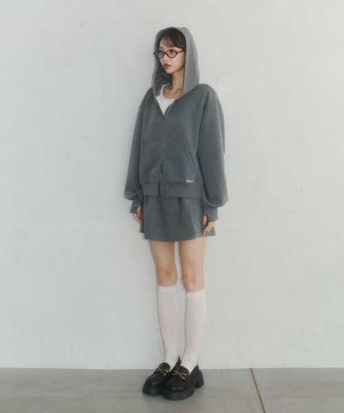 Lallana（ララーナ） スカート Lame coco short sweatpants/ラメココ