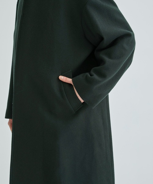 「CITY」 ステンカラーコート 2 ライトブルーグレー メンズ_画像2