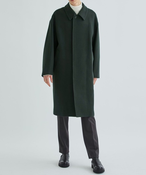 「CITY」 ステンカラーコート 2 ライトブルーグレー メンズ_画像9