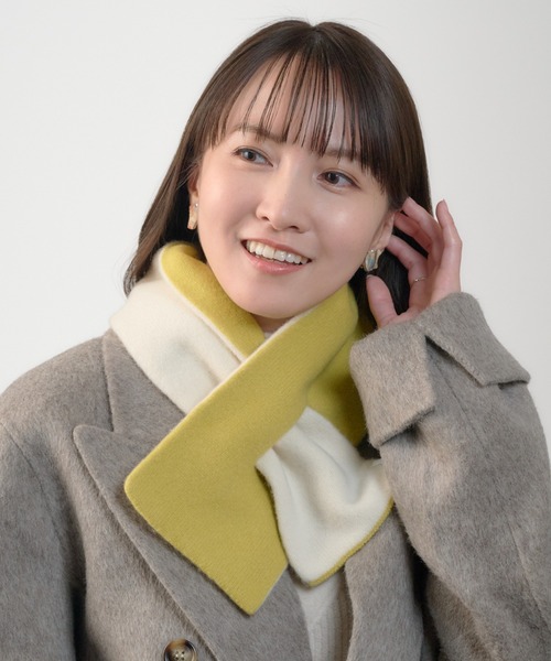 【新品】MACKINTOSH マフラー バッキンガムベア ウォッシャブルウールカシミヤ チェックマフラー