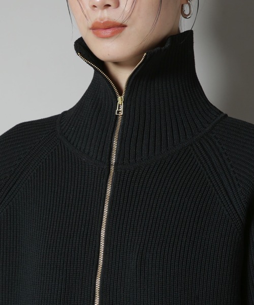 NANO universe（ナノ・ユニバース） ワンピース 片畦ニットハーフ