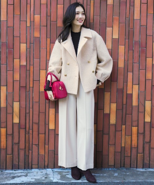 ANY SIS（エニィスィス） ピーコート pコート 「2WAY」ブークレー