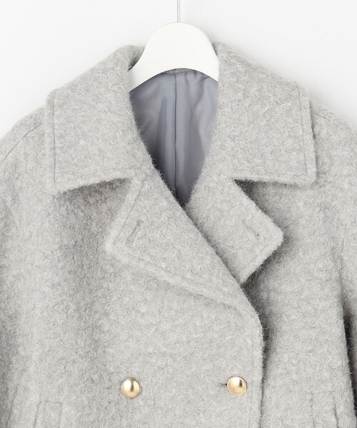 ANY SIS（エニィスィス） ピーコート pコート 「2WAY」ブークレー