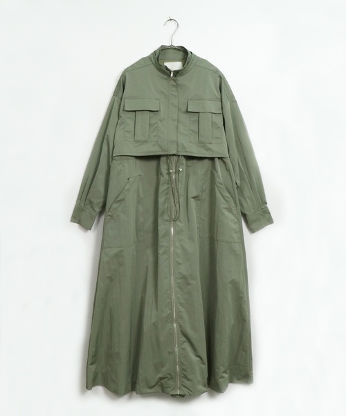 「&g'aime」 コート FREE ライトグリーン レディース_画像3