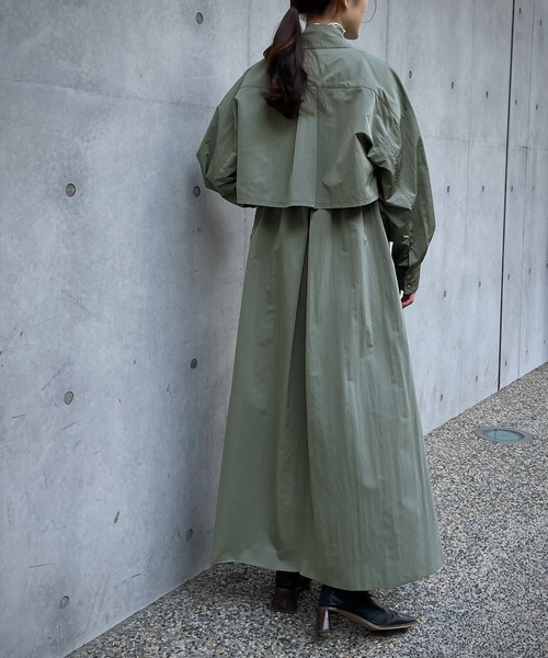 「&g'aime」 コート FREE ライトグリーン レディース_画像6