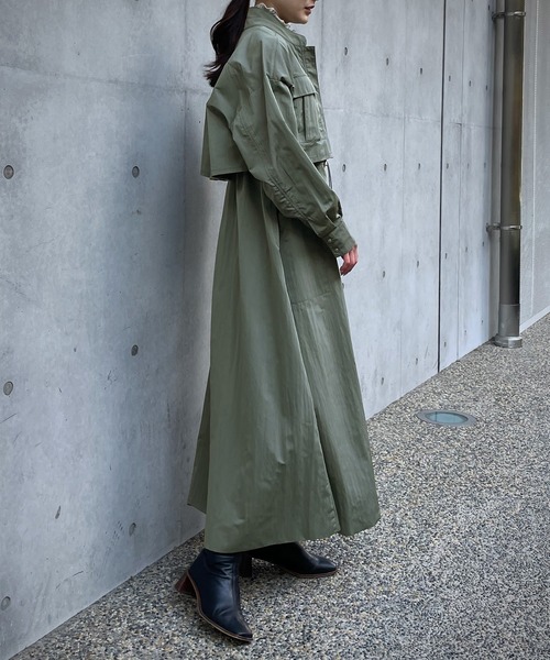 「&g'aime」 コート FREE ライトグリーン レディース_画像7