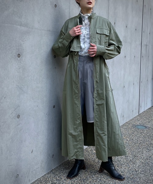 「&g'aime」 コート FREE ライトグリーン レディース_画像8