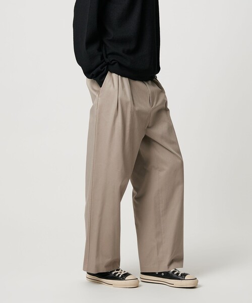Hbeautyandyouth チノパン BEAUTY＆YOUTH UNITED ARROWS チノパン ダルカラー ワイド
