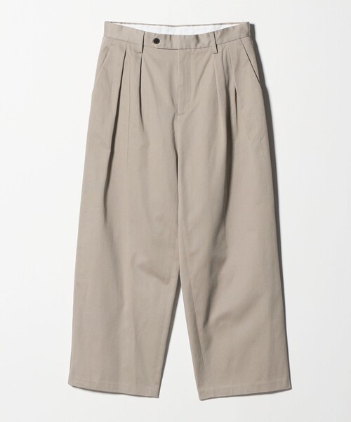 Hbeautyandyouth チノパン BEAUTY＆YOUTH UNITED ARROWS チノパン ダルカラー ワイド